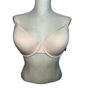 Vince Camuto pink full coverage No show Bra size 40C
